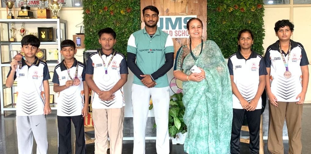 JMS World School players shine at the National Kurash Championship.