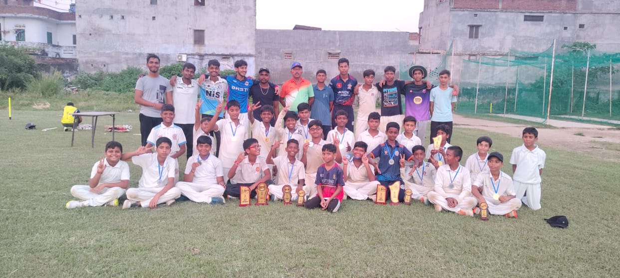 Khaire Eleven won the trophy by defeating Basti Champions by 75 runs.