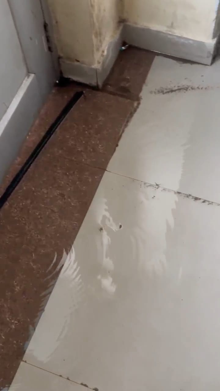 rain water in yesvant vihar colony ponta
