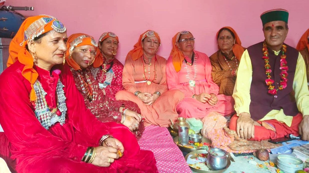 Women from Chebdi and Dhanah villages celebrated the Hartalika Teej festival