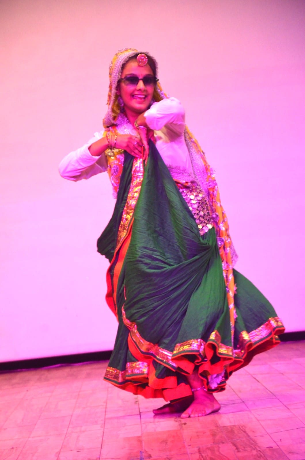 Sanya first, Kashish second in dance competition
