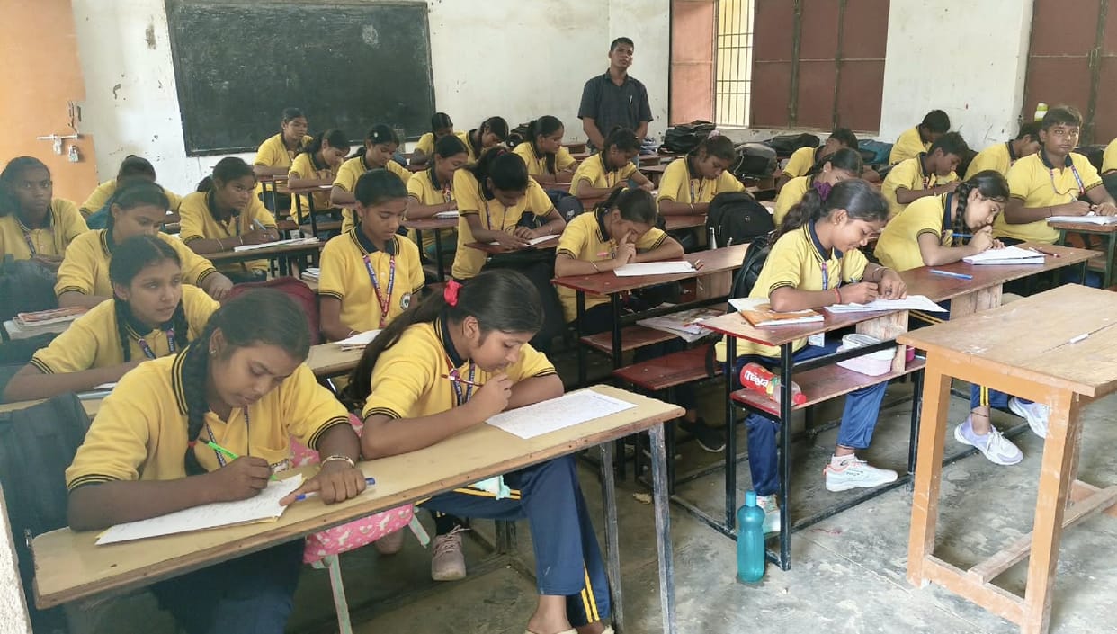 Sonakshi tops in the essay competition, and Mahak excels in General Knowledge.