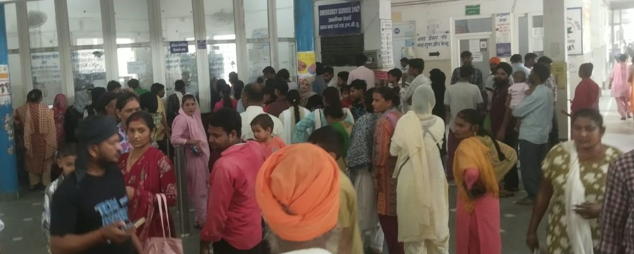 Illnesses set in with the changing weather; hospital crowds increase.