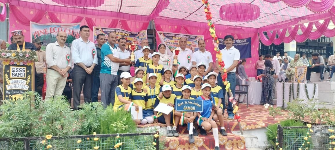 Jaddu Kuljyar School emerged as the champion in volleyball and kabaddi.