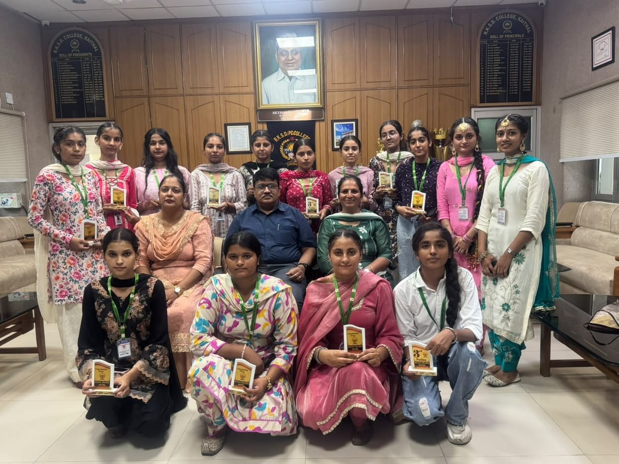 Arshdeep secured first place, Shamandeep second, and Jasmine third in the dance competition.