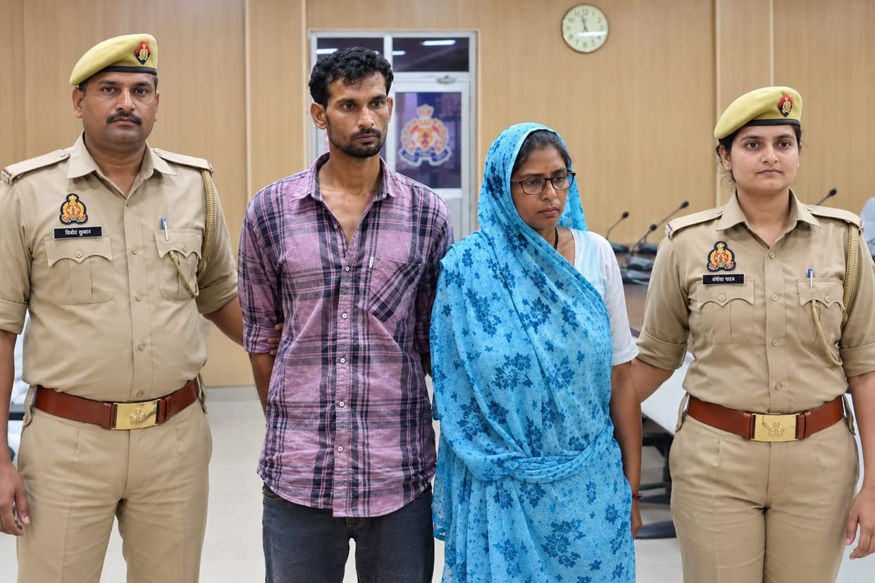 Girlfriend had contractual worker murdered after luring him to a meeting.