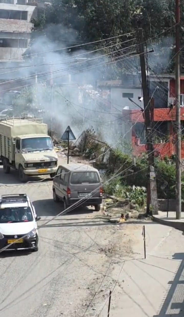 The garbage kept smoldering... the Municipal Council's system went up in smoke.