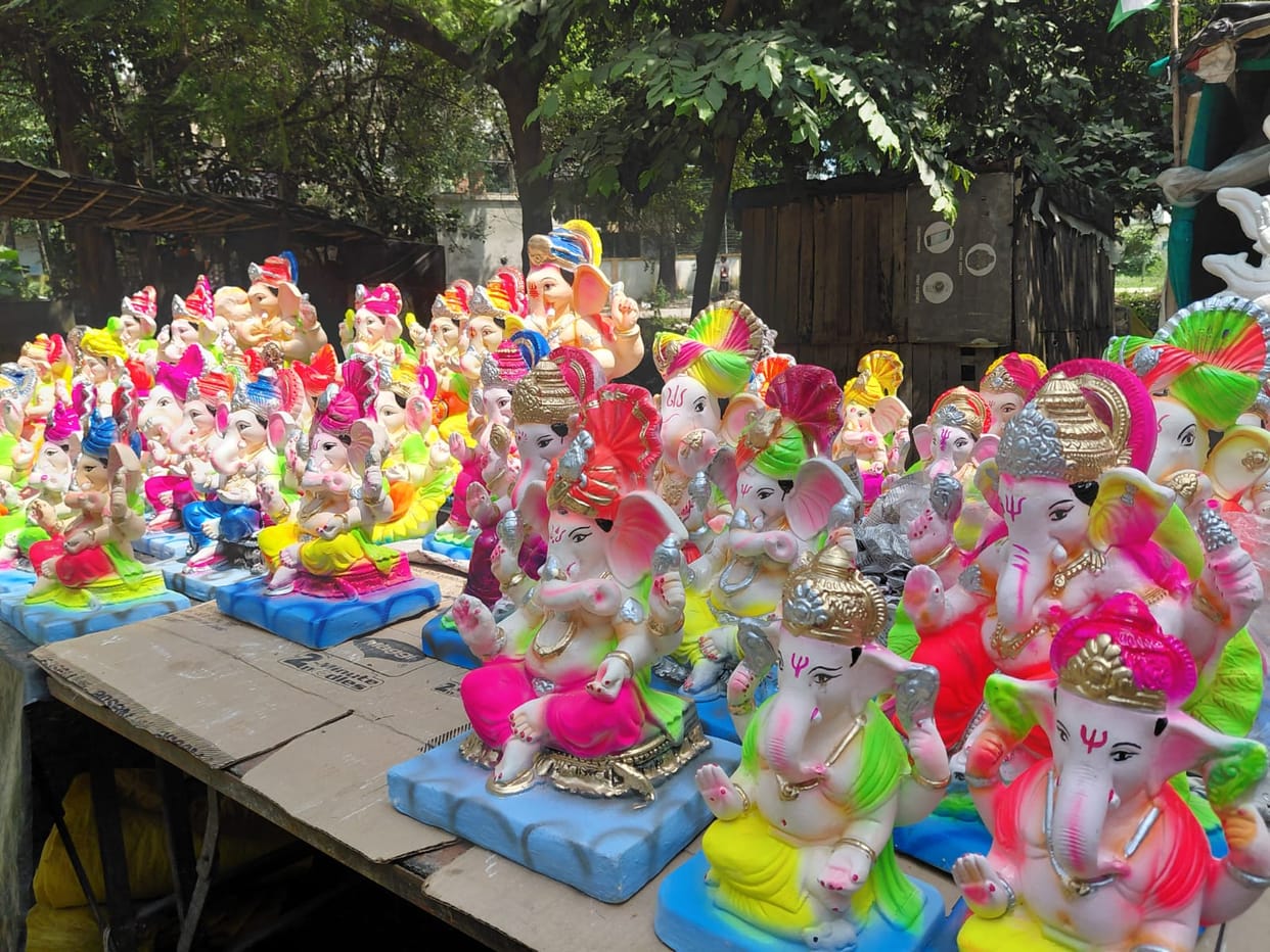 Idols of Lord Ganesha sold well