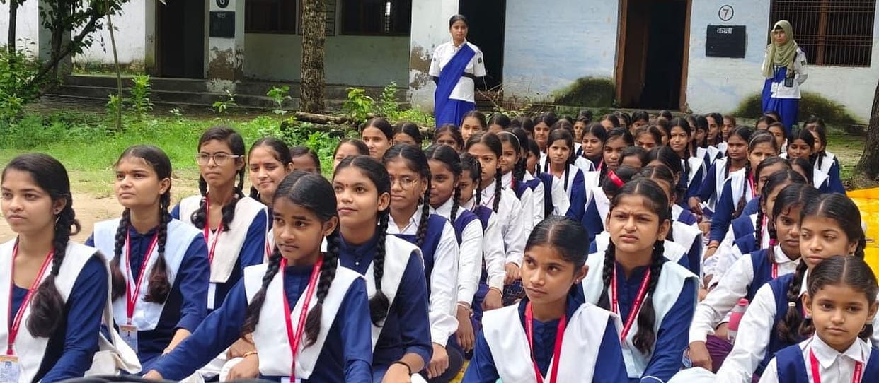 Scouts and Guides underwent training.