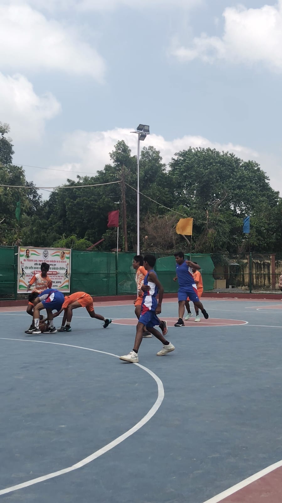 Basketball: Basti team puts up a strong performance in the quarter-finals.