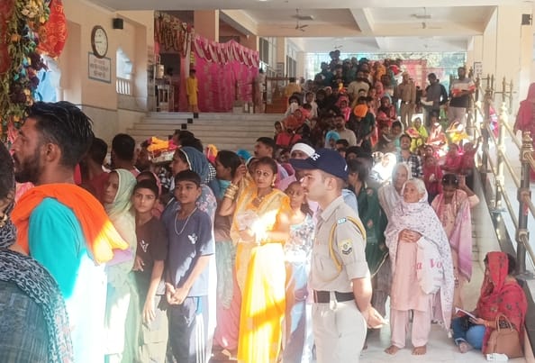 35,500 devotees paid obeisance at the Shaktipeeths.