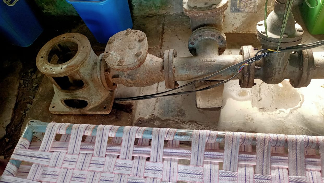 Tubewell motor repaired; relief as clean water becomes available.