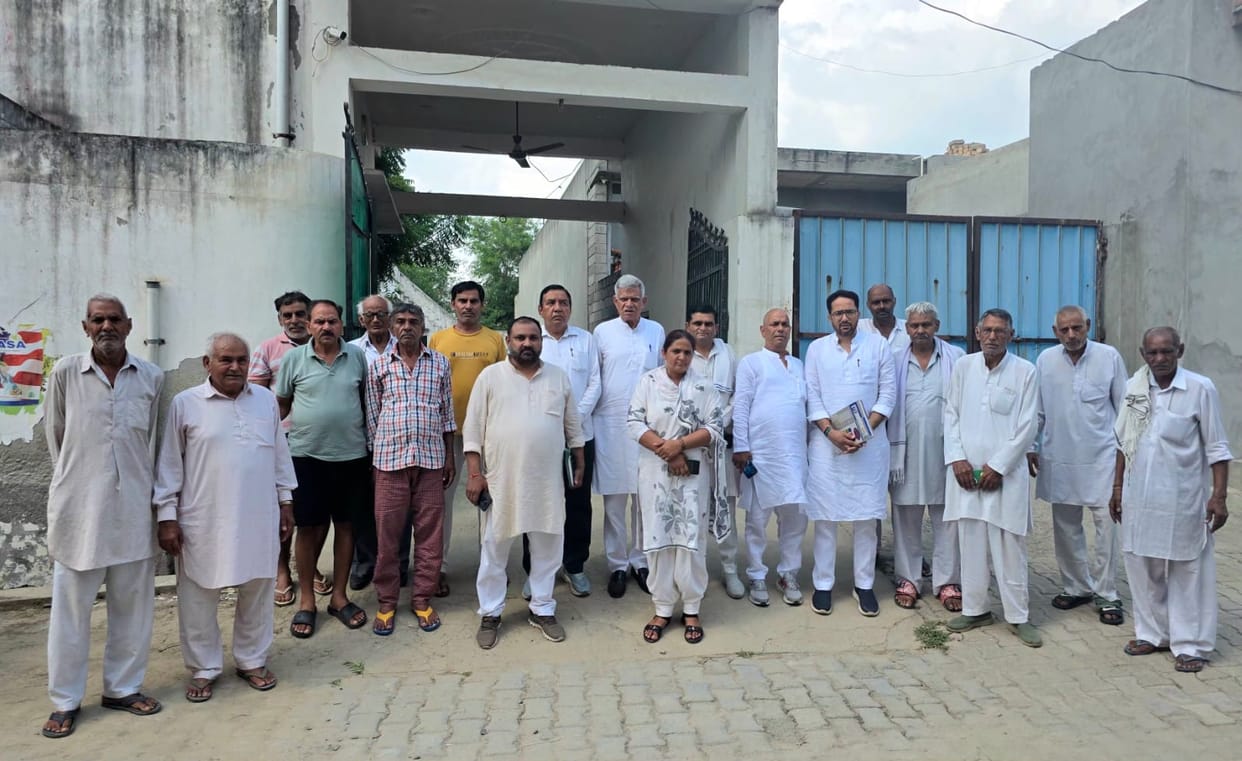 INLD's Ramphal conducted public outreach in the Rai constituency.