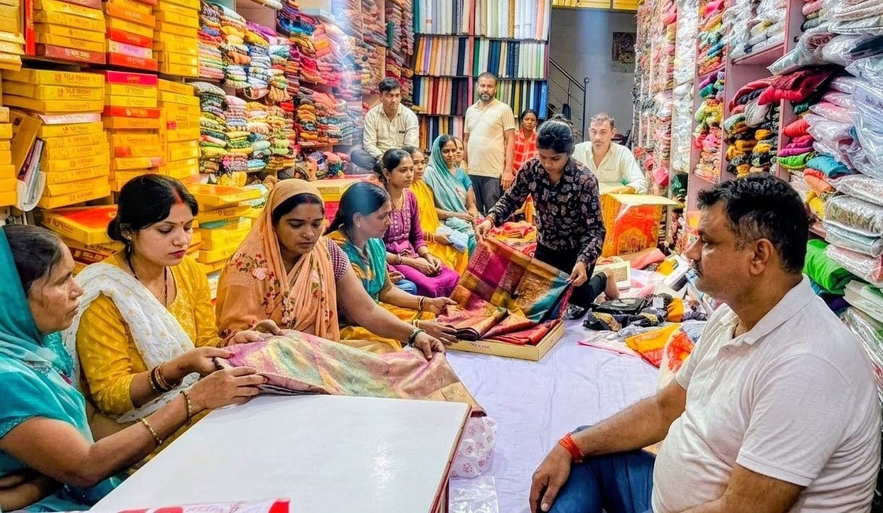 Markets buzz with activity ahead of Hartalika Teej.
