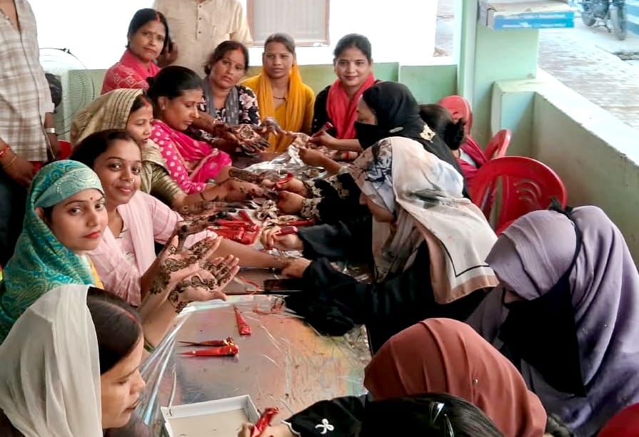 On Teej, the hue of harmony deepened with the henna of love.