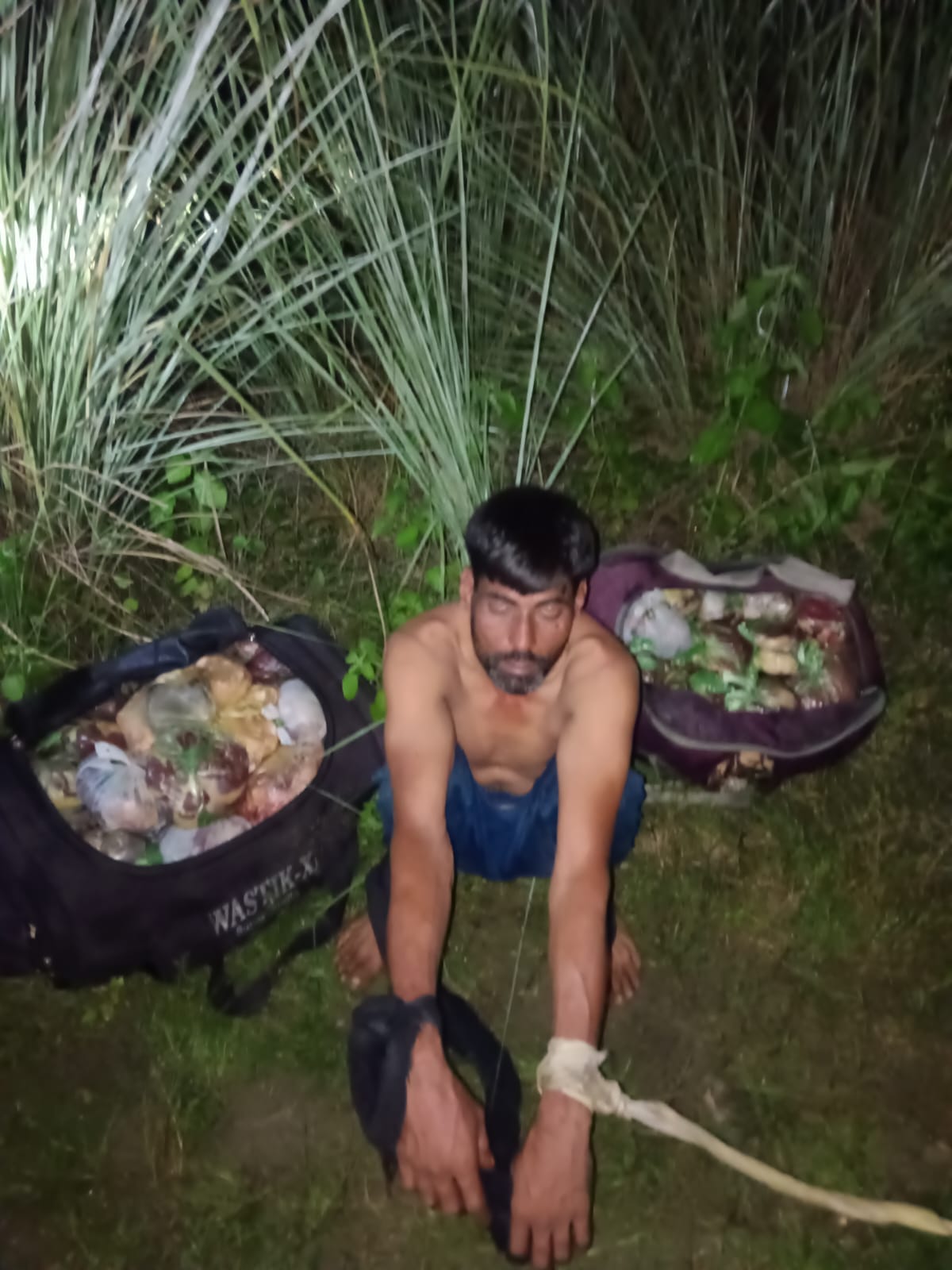 Youth arrested in forest with one quintal of meat