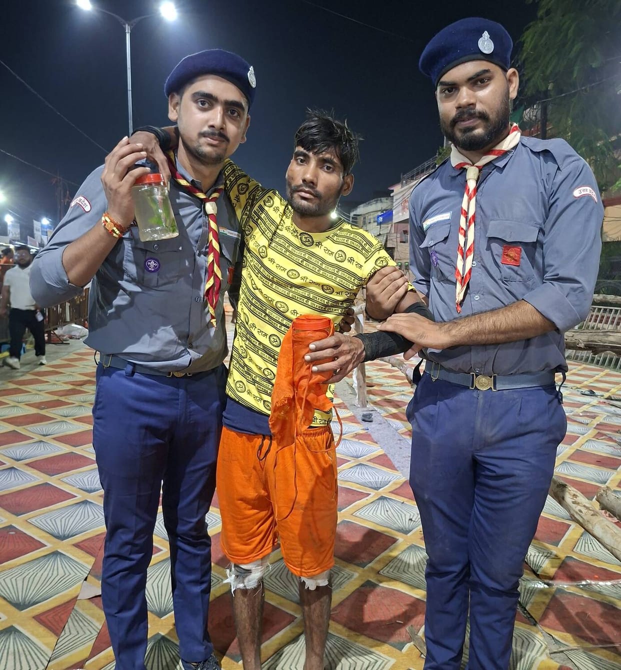 The administration remained on alert; officials stayed on duty throughout the night