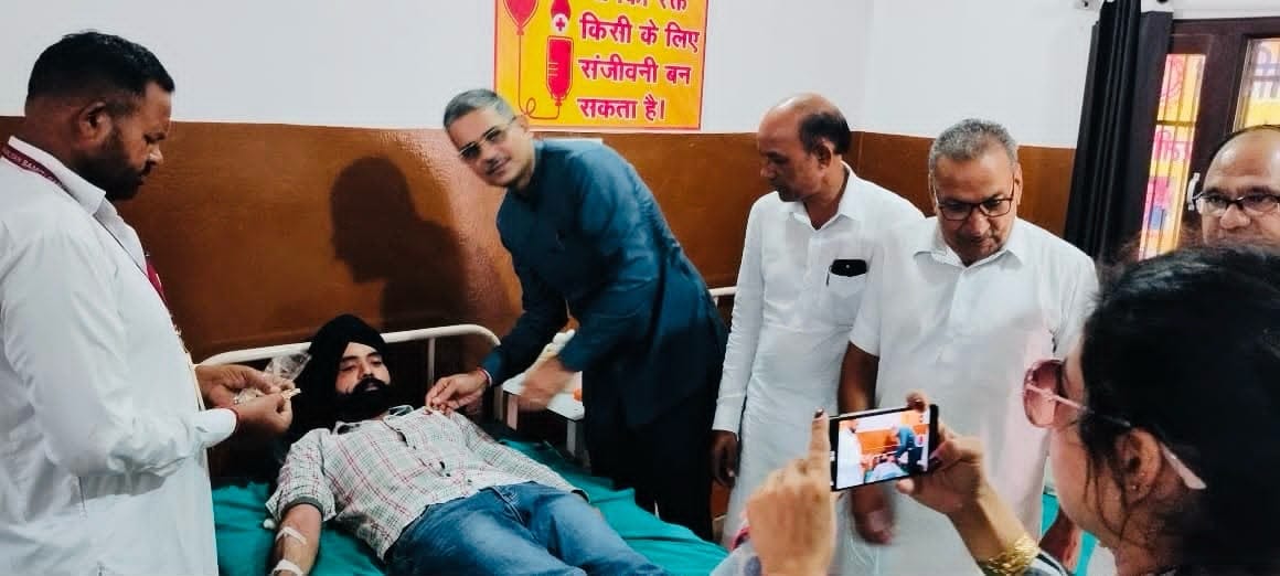 156 units of blood collected at the camp