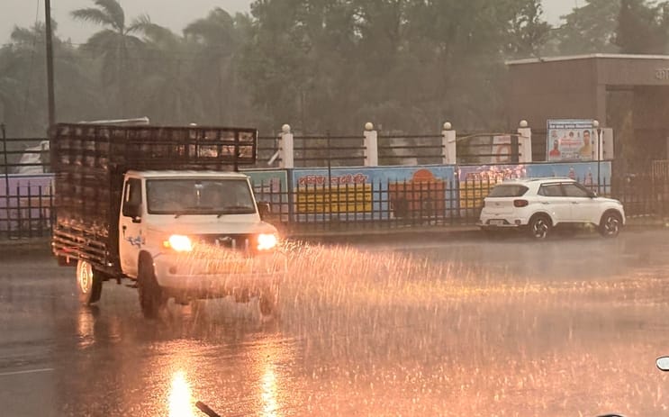 Siddharthnagar News: Heavy Rain Relief from the heat, a lifeline for crops