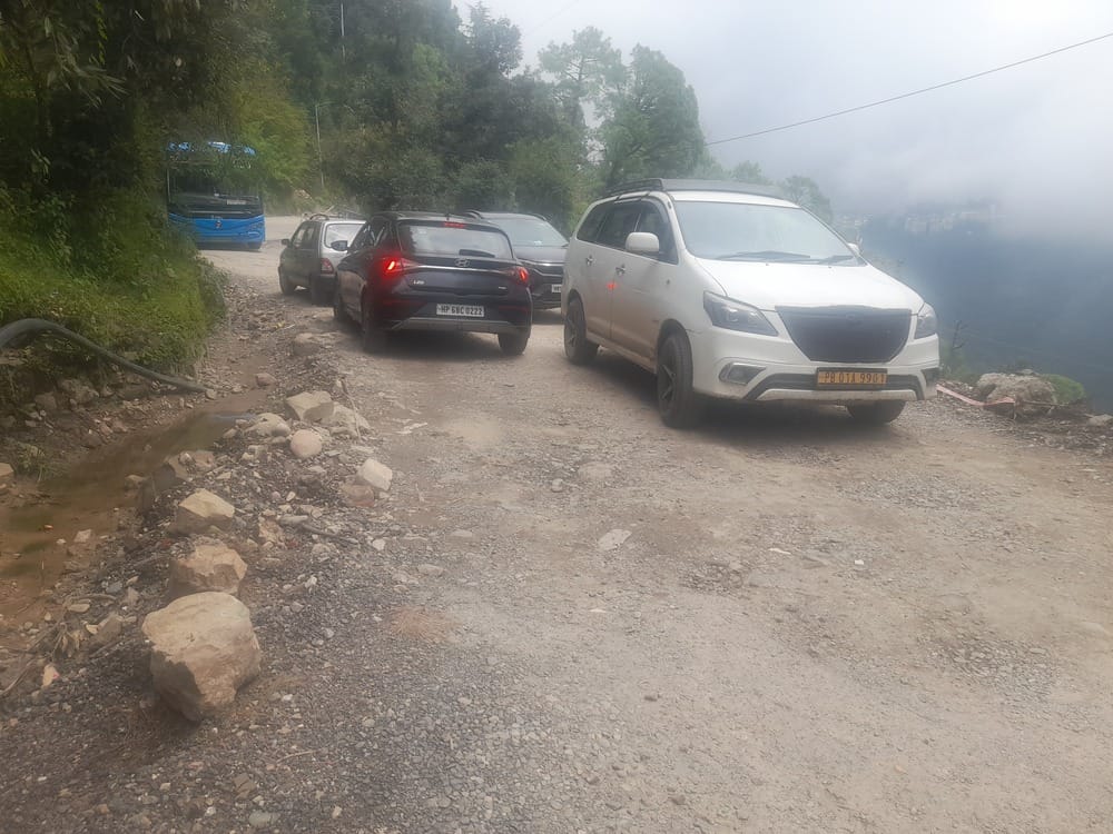 Potholes and sunken roads are welcoming tourists.