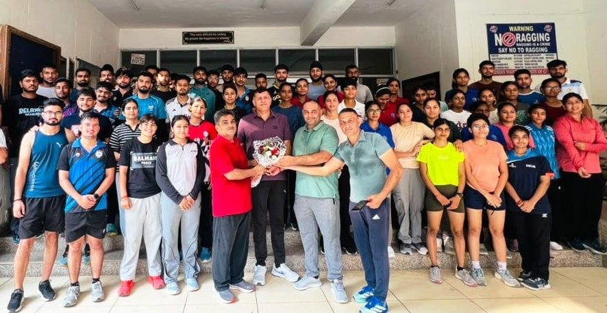 The players were given the message to stay away from drugs.