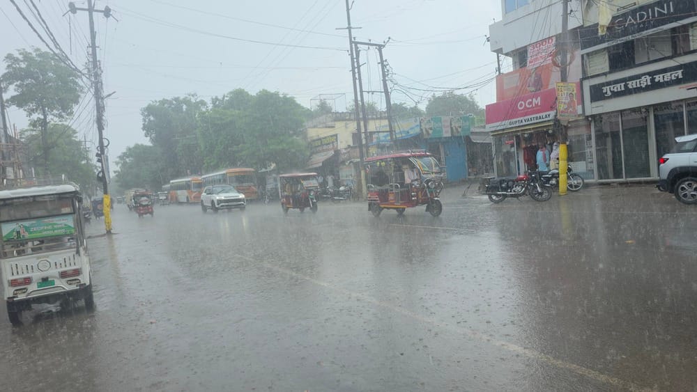 Relief from the humidity thanks to the heavy rain