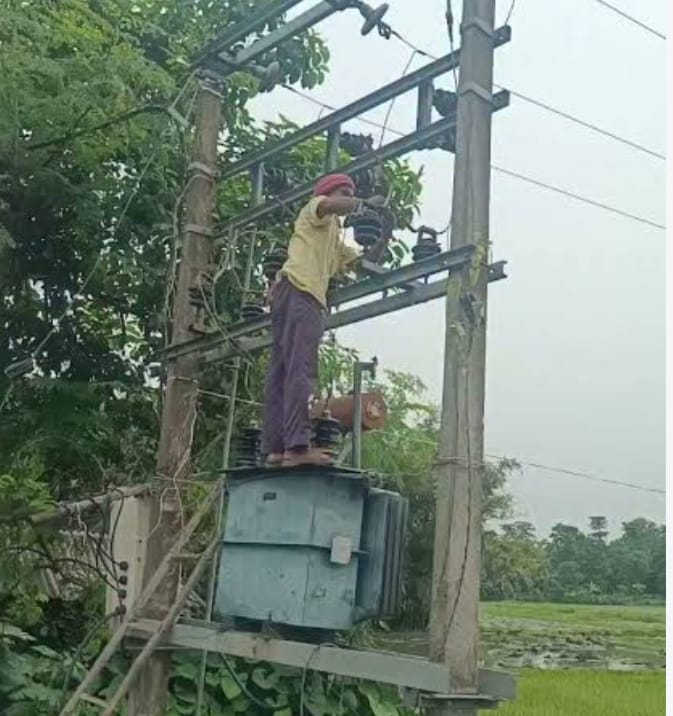 People distressed by unannounced power cuts amidst sultry heat.