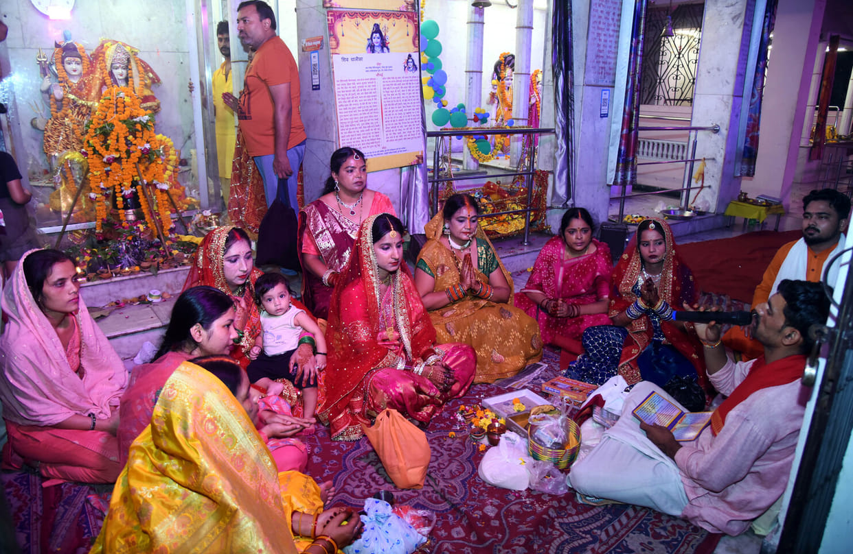 Wishing for happiness and prosperity on Hariyali Teej.
