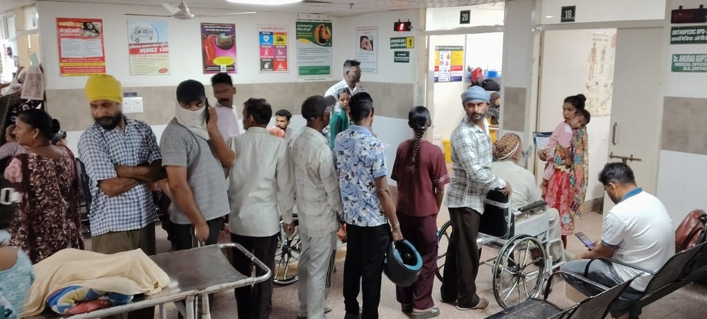 Five doctors on leave; patients had to wait