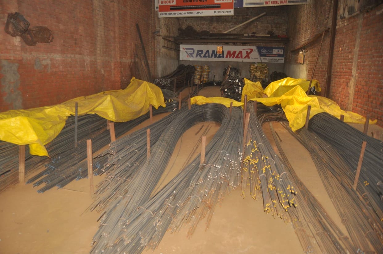 Iron prices rose by up to 500 per quintal.