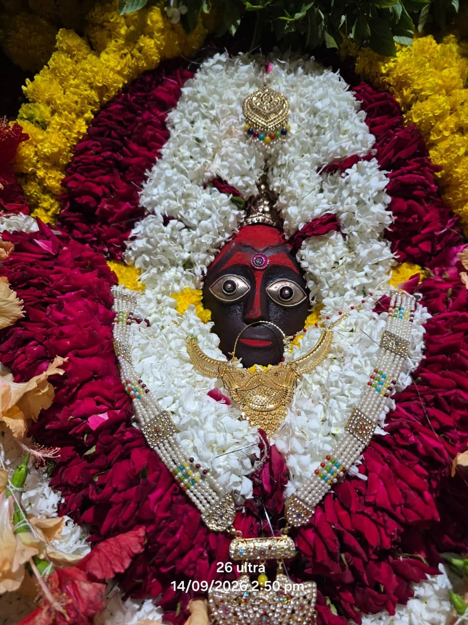 मां शीतला के साप्ताहिक श्रृंगार के बाद भव्य मां शीतला चौकियां का रूप। संवाद