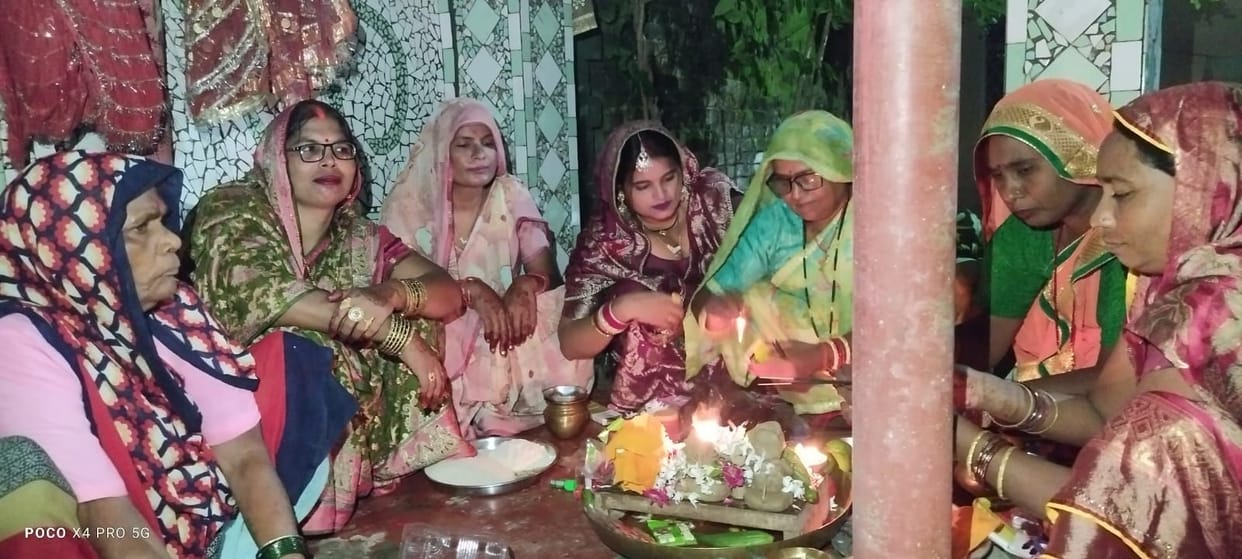 Women observed a waterless fast on Hartalika Teej