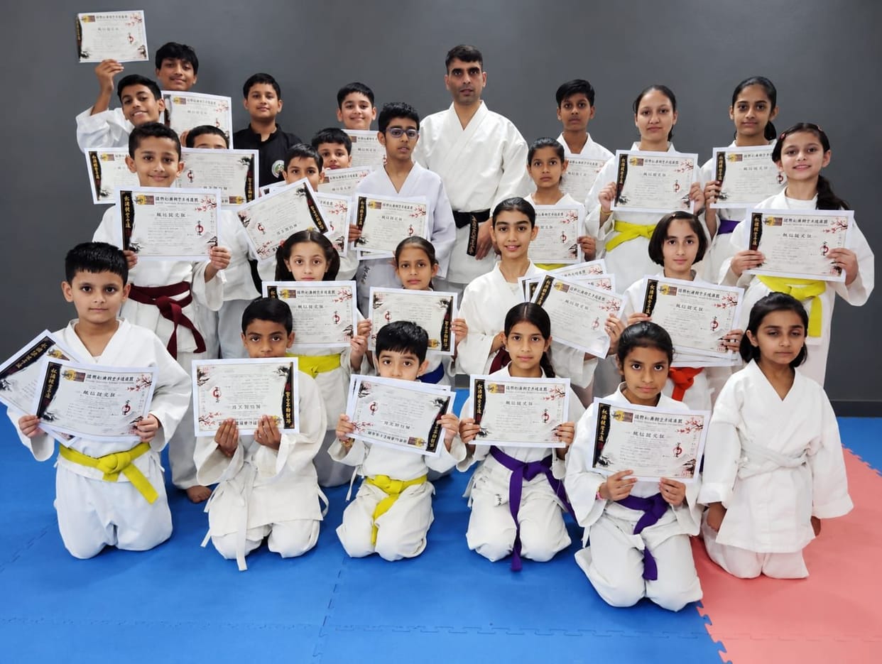 karate belt grading in nahan