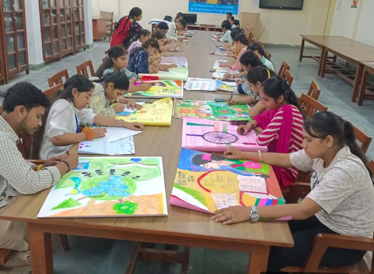 Students displayed creative talent