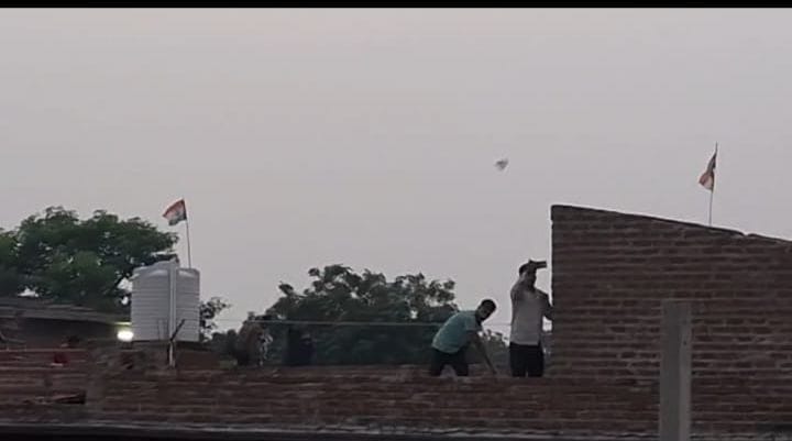Two BJP factions clash over tractor washing; stones pelted.