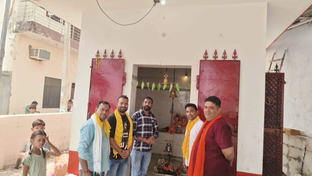 Idols of the Shiva family and Nandi Maharaj installed.