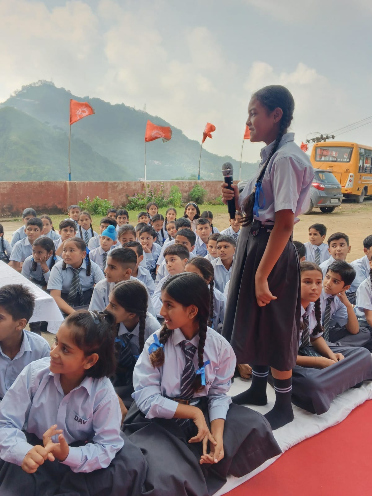 Grasped the nuances of Hindi and captivated children with poems.