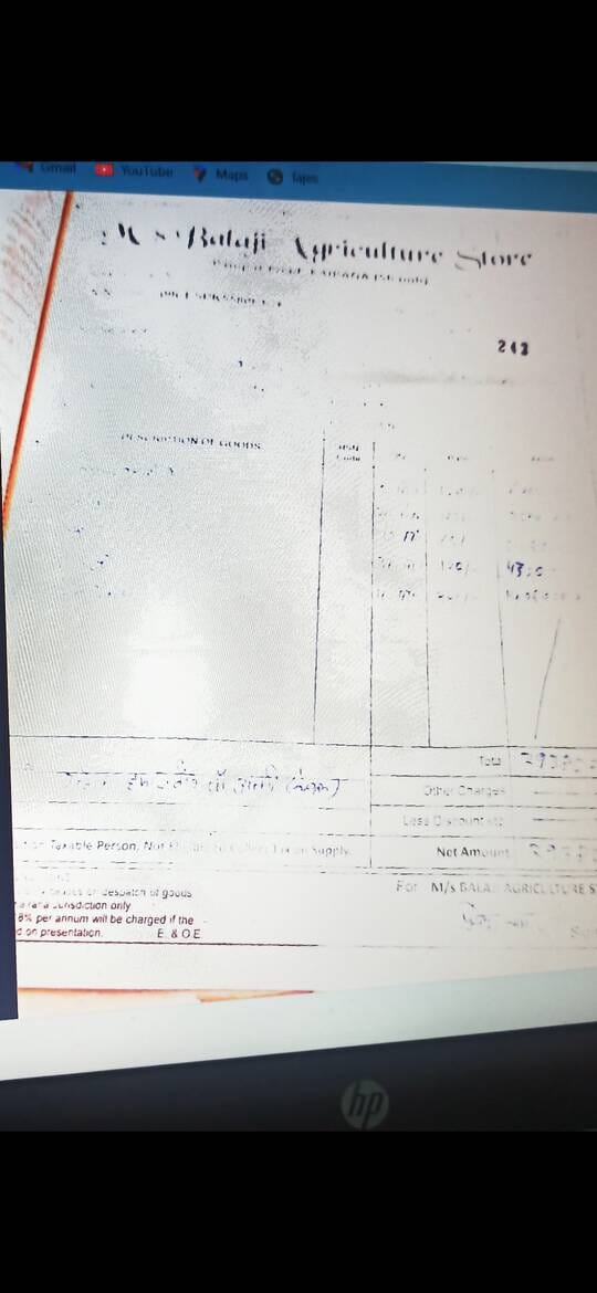 He put a prescription for the medicine and paid the bill even with a blank paper.
