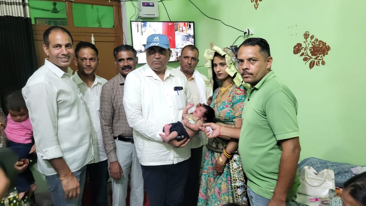 Well worshiped on the birth of a girl child