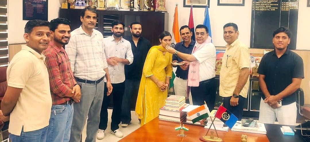 CRSU's Satish secured All India Rank 2 in JRF