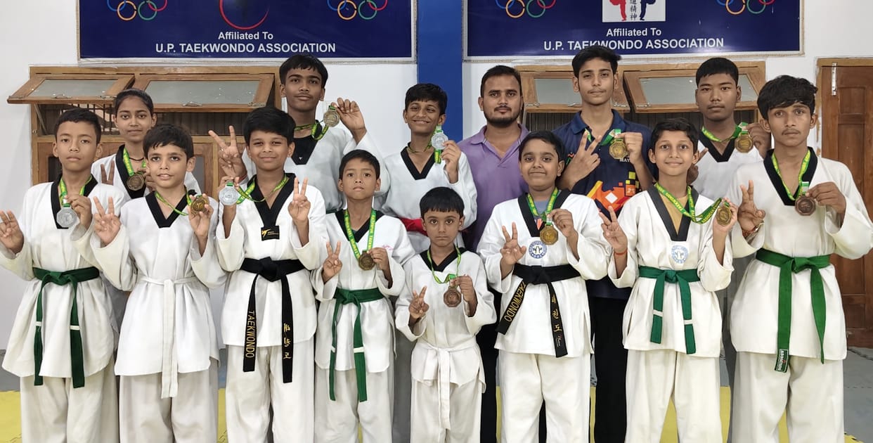 Balrampur players shine in state level Taekwondo