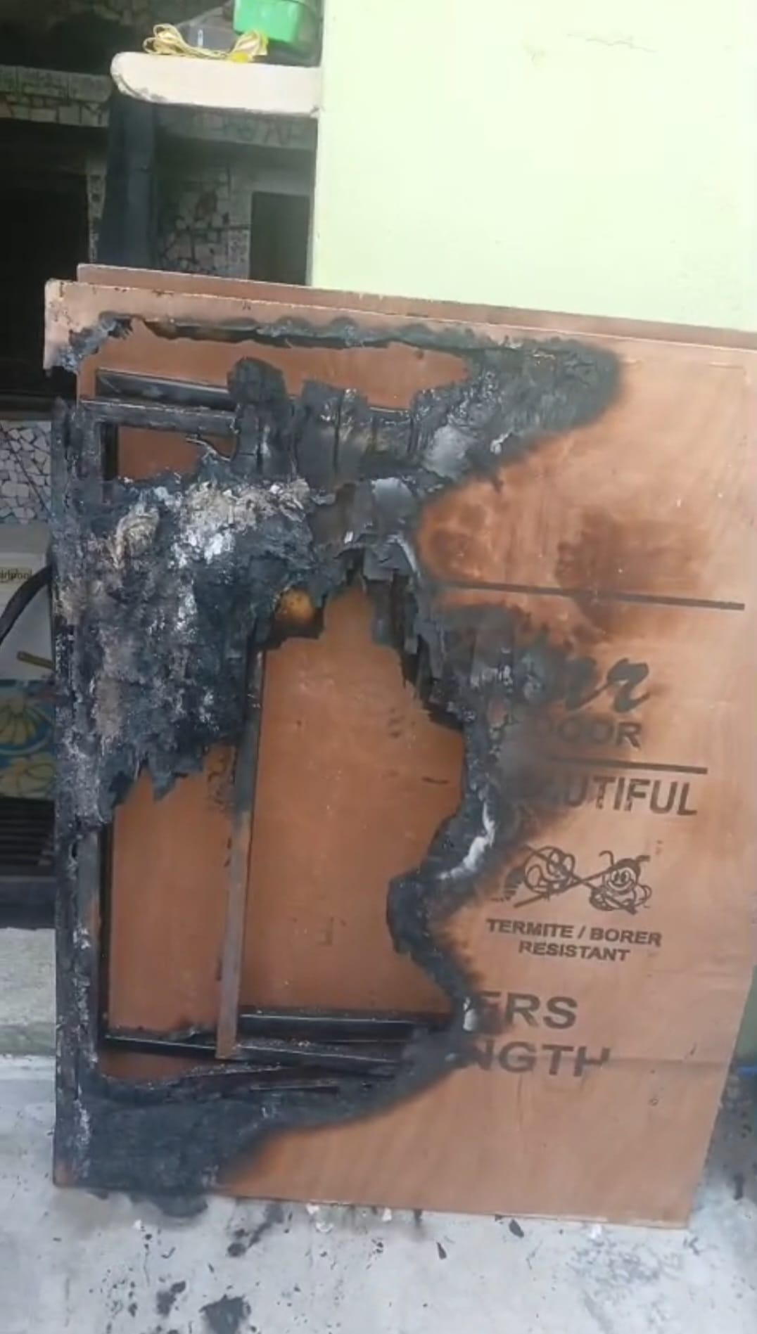 Neighbor accused of arson due to a grudge