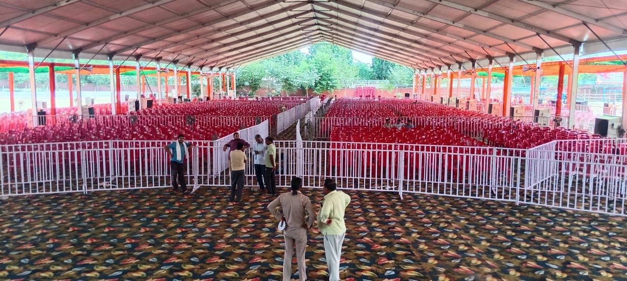 CM Saini's third visit to Mahendragarh today; several major announcements expected.