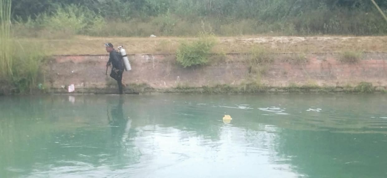 A five-hour search operation was conducted to find Varun, who had been swept away in the canal, but it was unsuccessful.