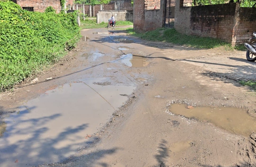 Villagers troubled by dilapidated road