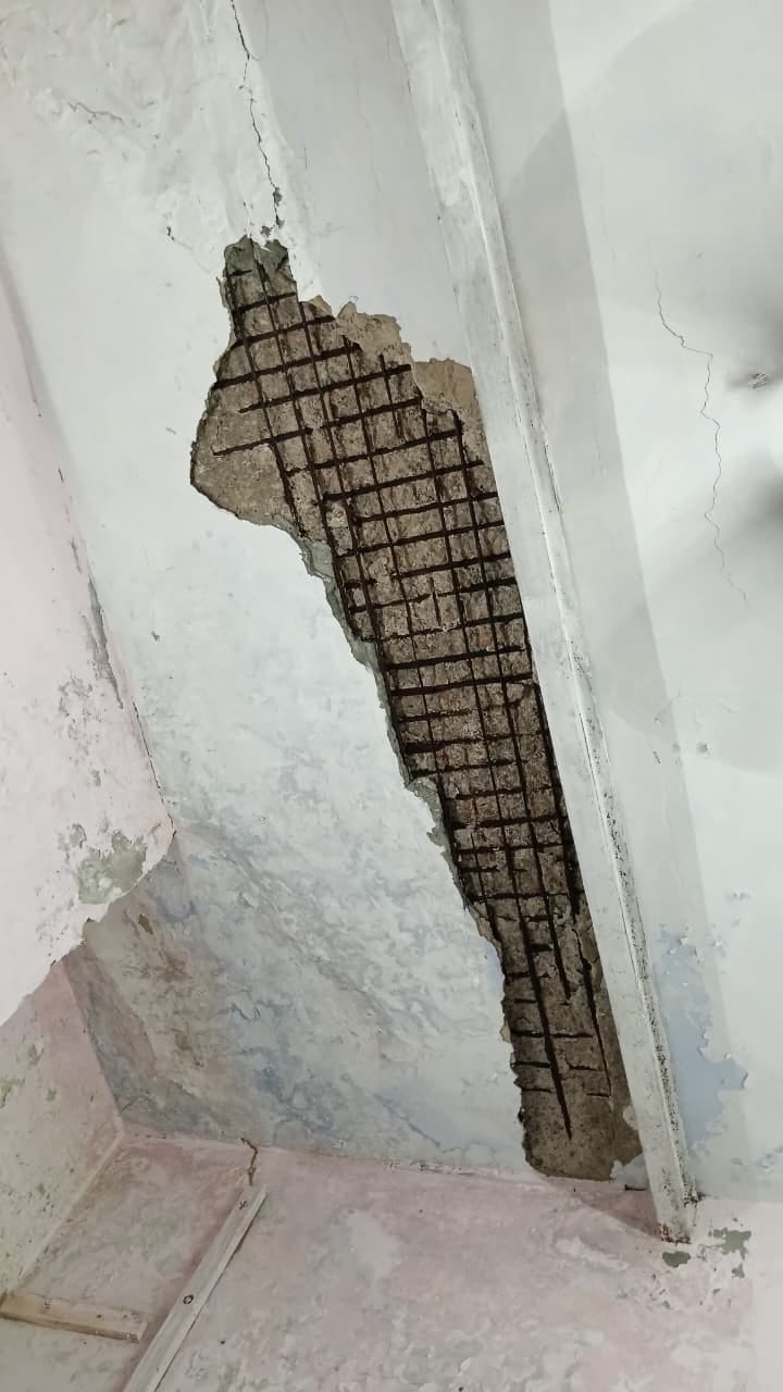 Cracking roofs, government work continues