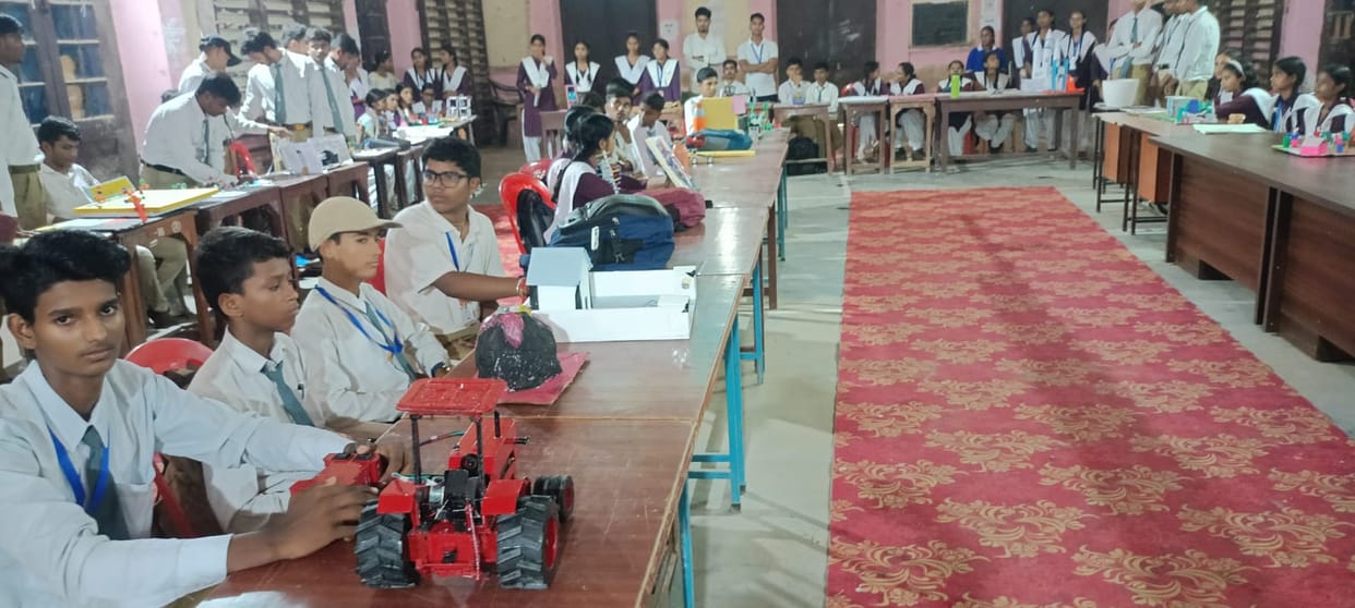 Students showcased innovation at the science model exhibition.