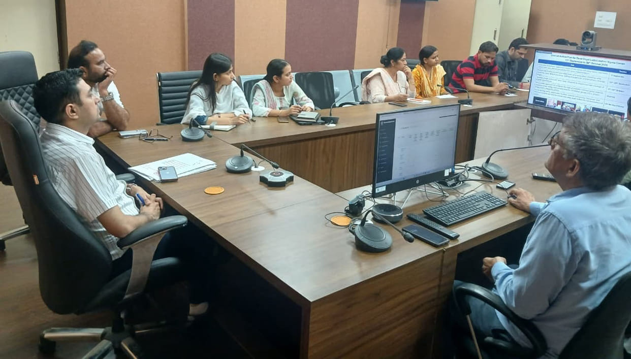 The Deputy Commissioner reviewed the preparations for the Seva Sankalp Abhiyan.