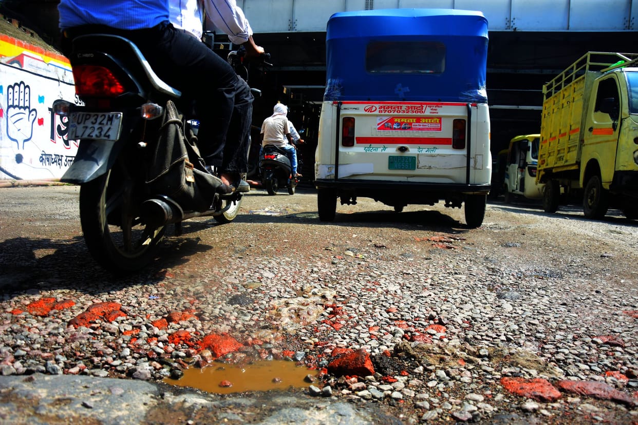 City roads are in poor condition; the Municipal Corporation has a limited budget.