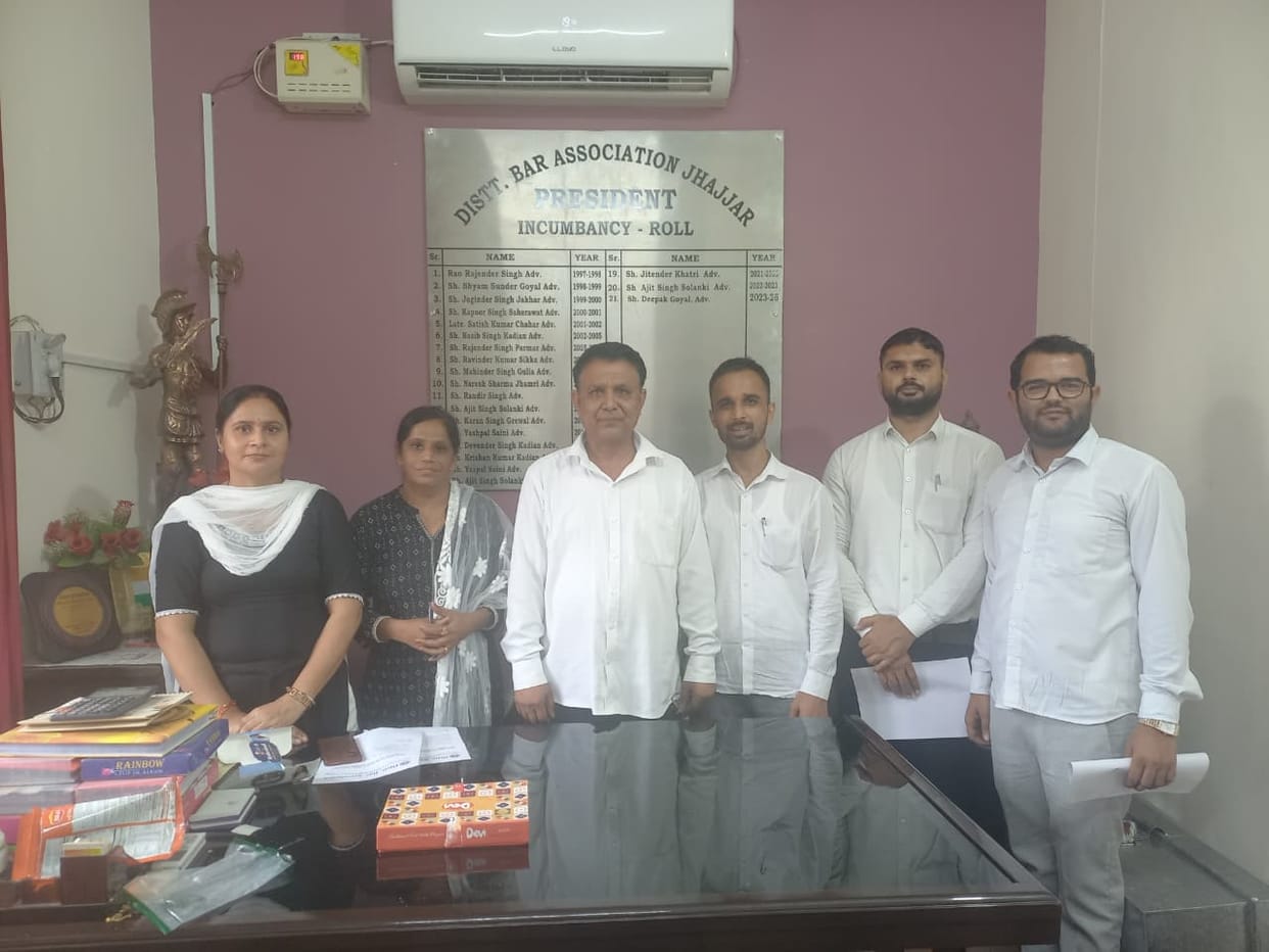 Newly appointed office bearers of the Bar Association